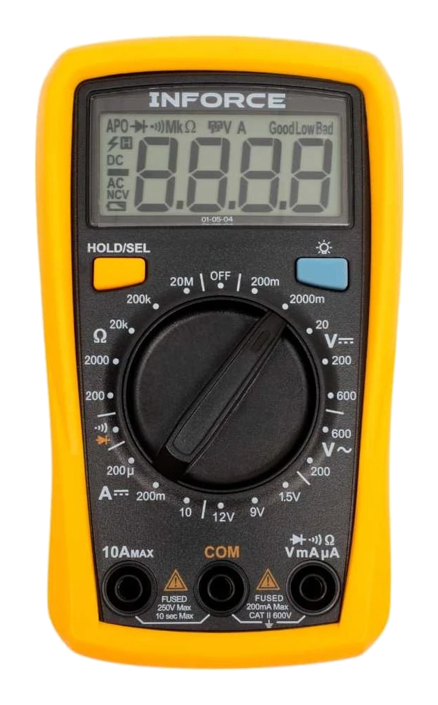 Pocket multimeter with battery tester 01-05-04