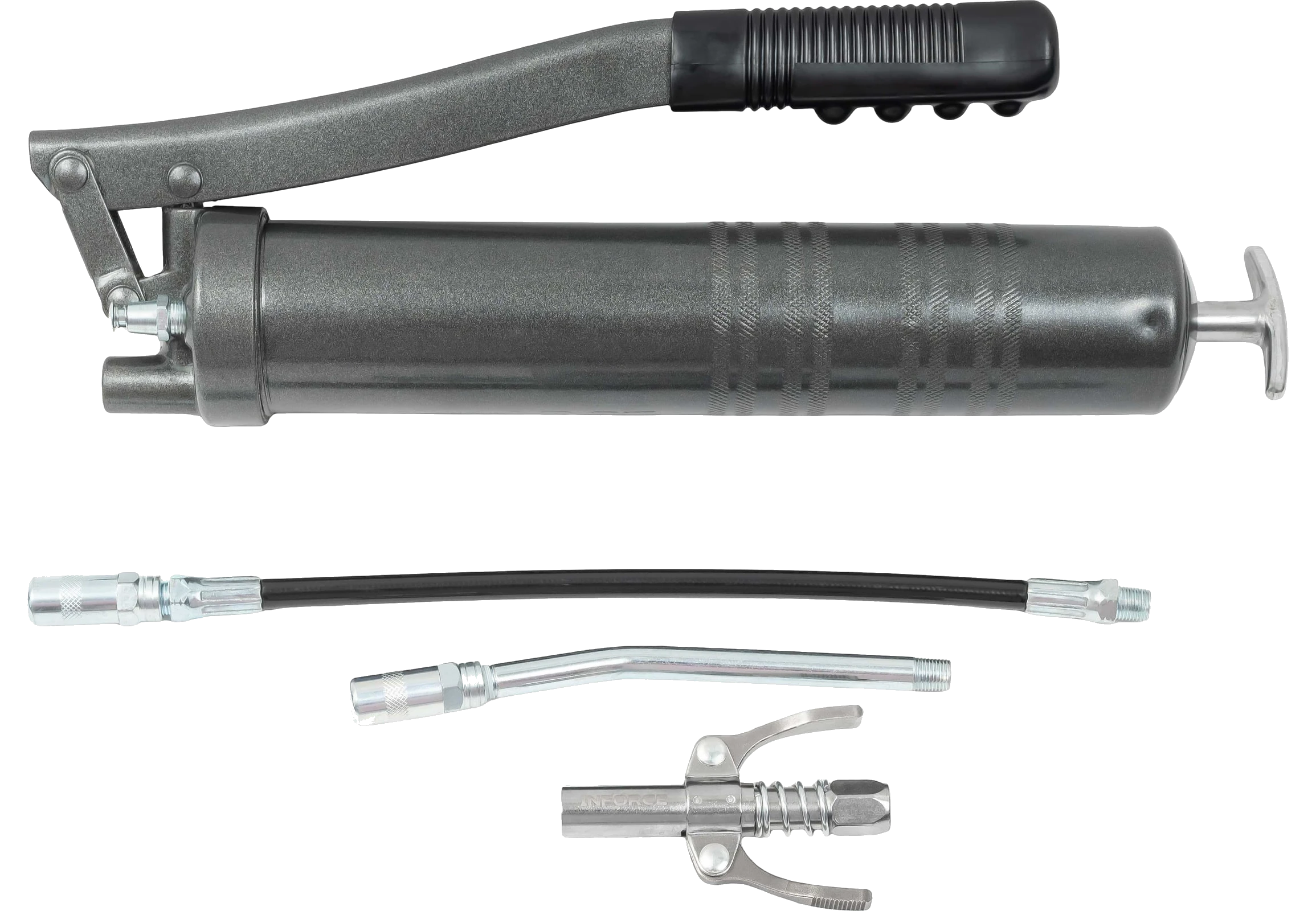 Professional grease gun, quick-release (hose+tube) 690atm, 520cm3, 08-09-15