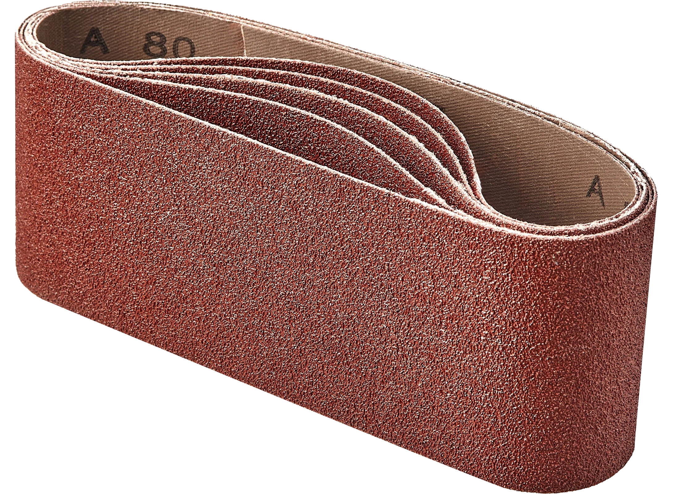 Sanding belt 76x456 mm P80, 5 pcs 11-01-044