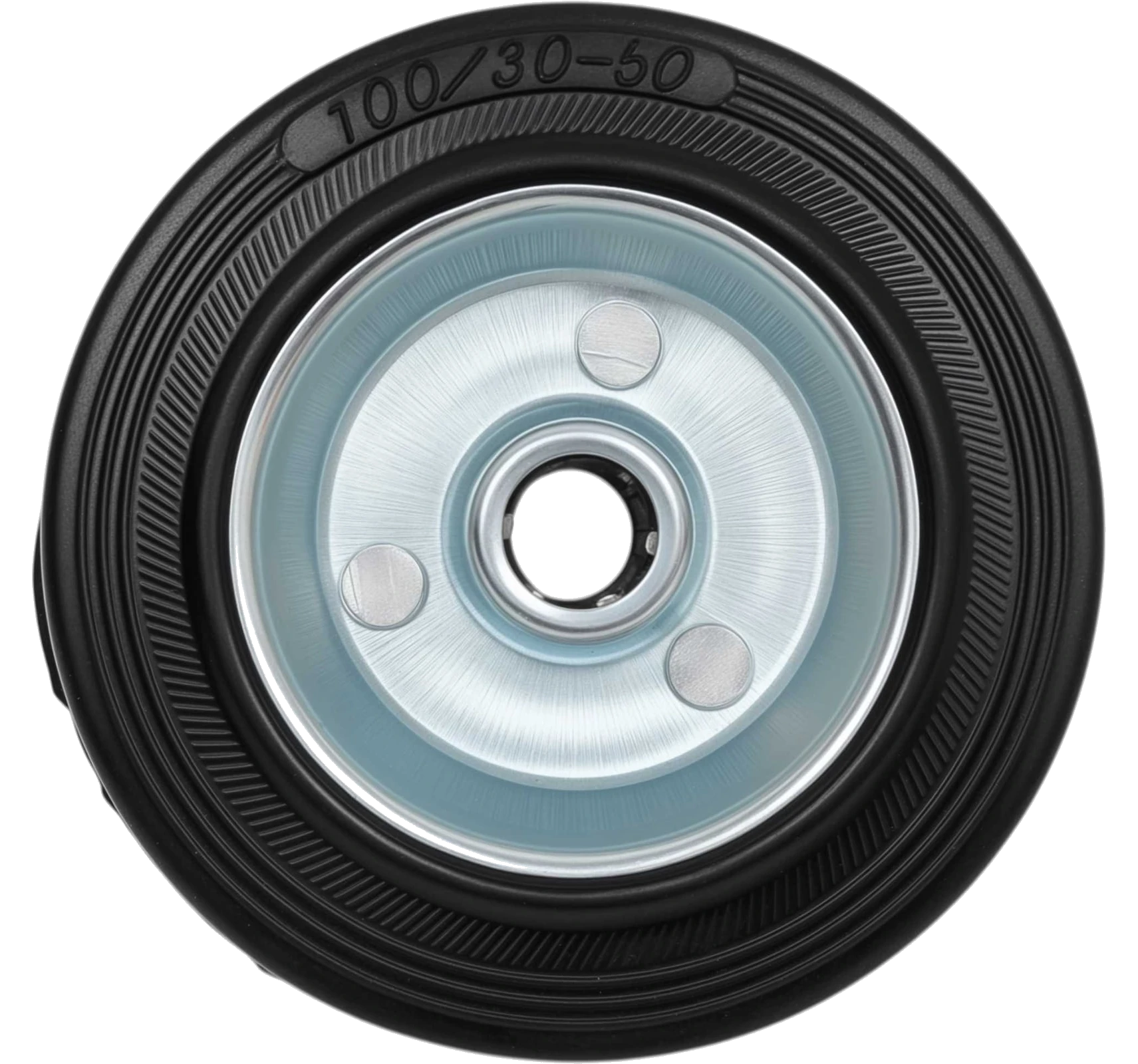 Industrial wheel without bracket 100 mm, rubber/steel G-04-09-04