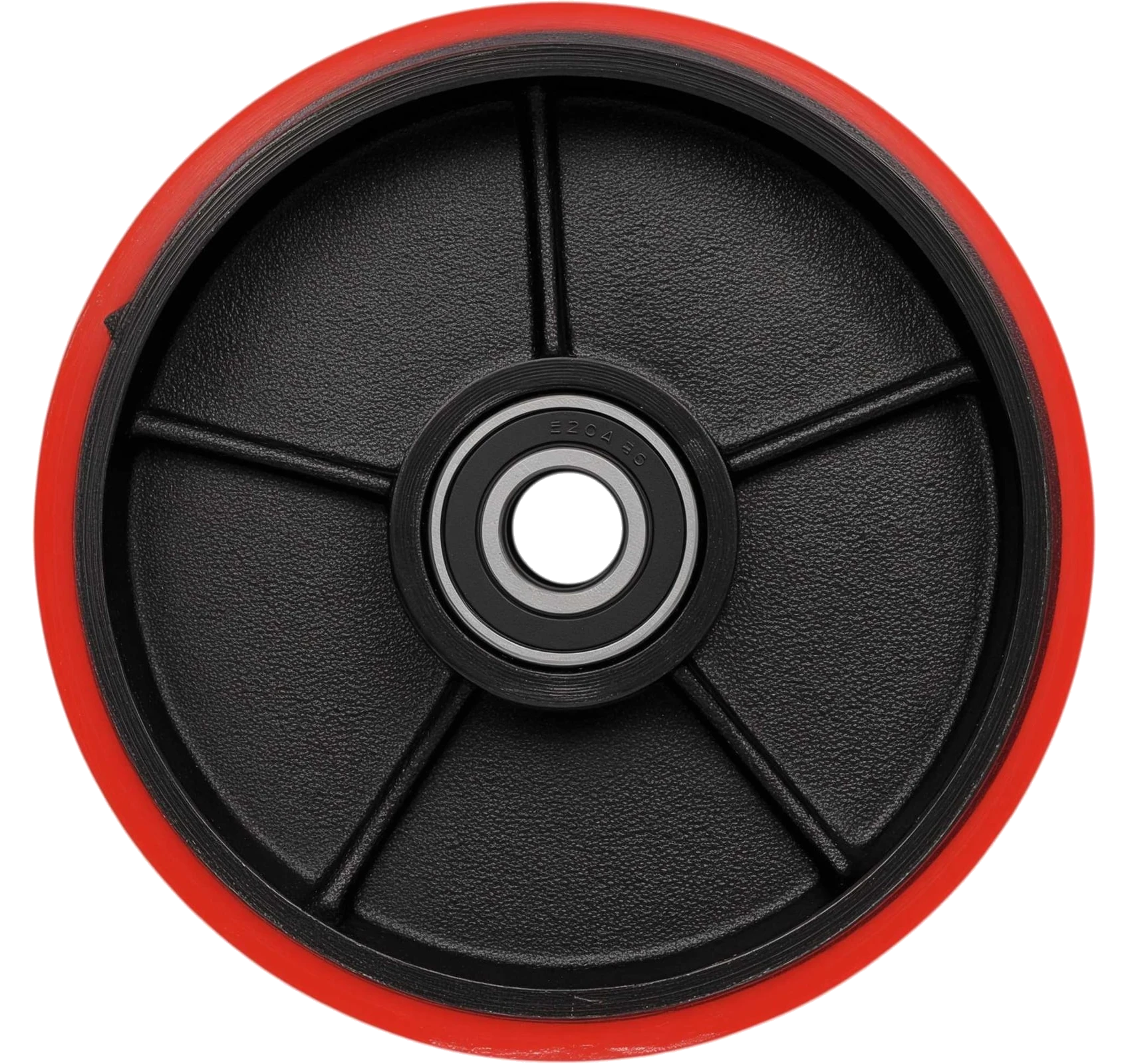 Wheel for hydraulic pallet trucks with ball bearing 180 mm, PU/cast iron G-04-09-09