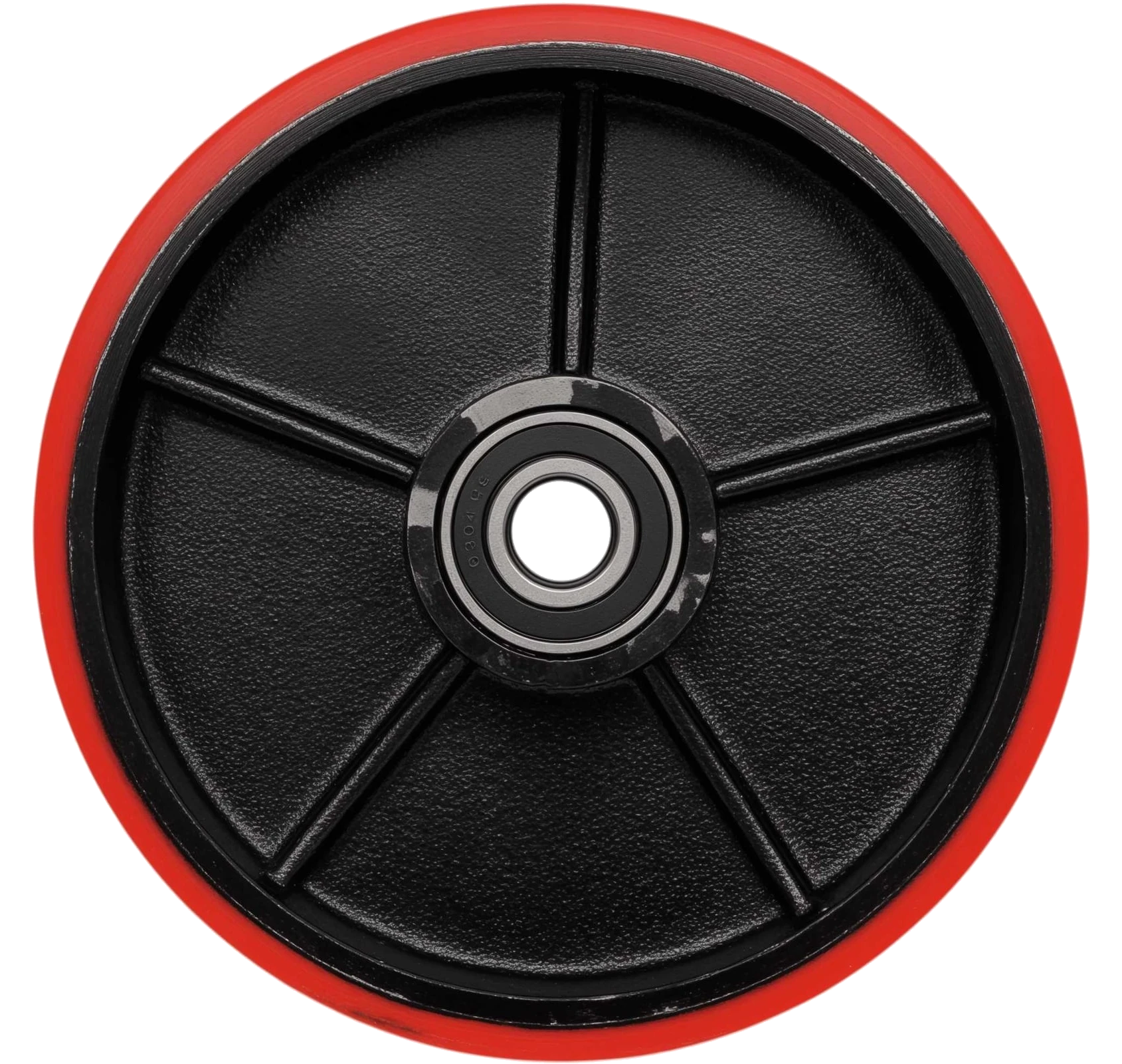 Wheel for hydraulic pallet trucks with ball bearing 200 mm, PU/cast iron G-04-09-10