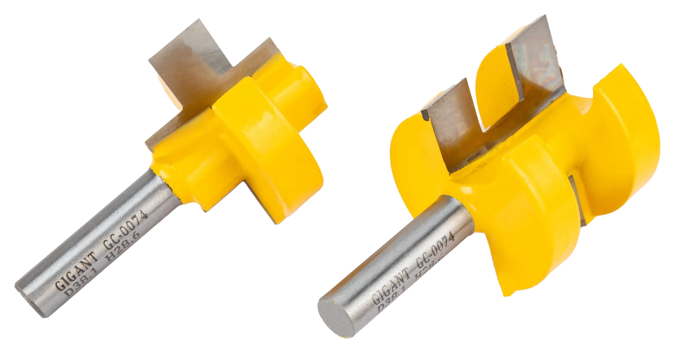Groove-and-tenon router bit set, 2 pcs, 8 mm shank GC-0074