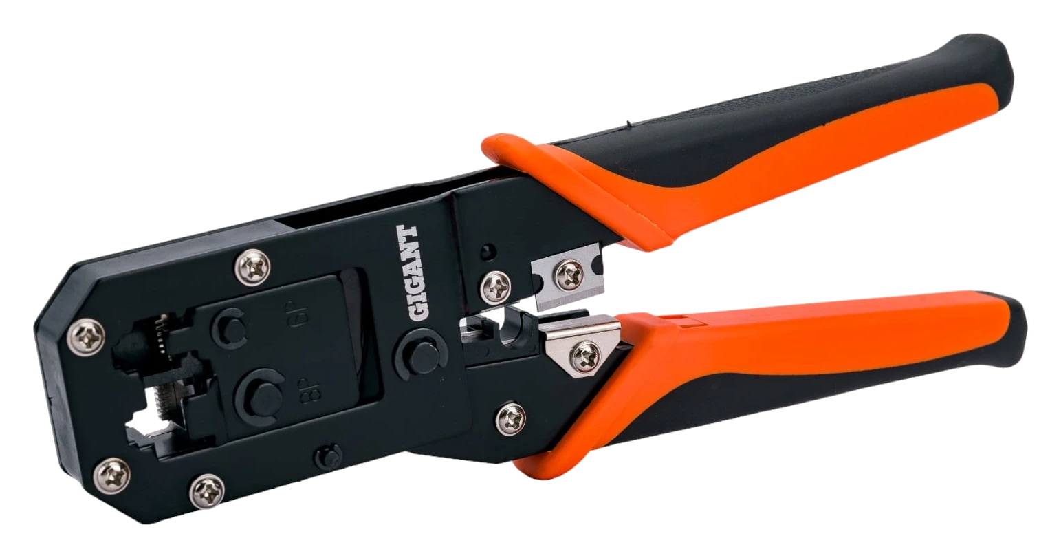 Crimping tool for telephone and network connectors GCCT-1