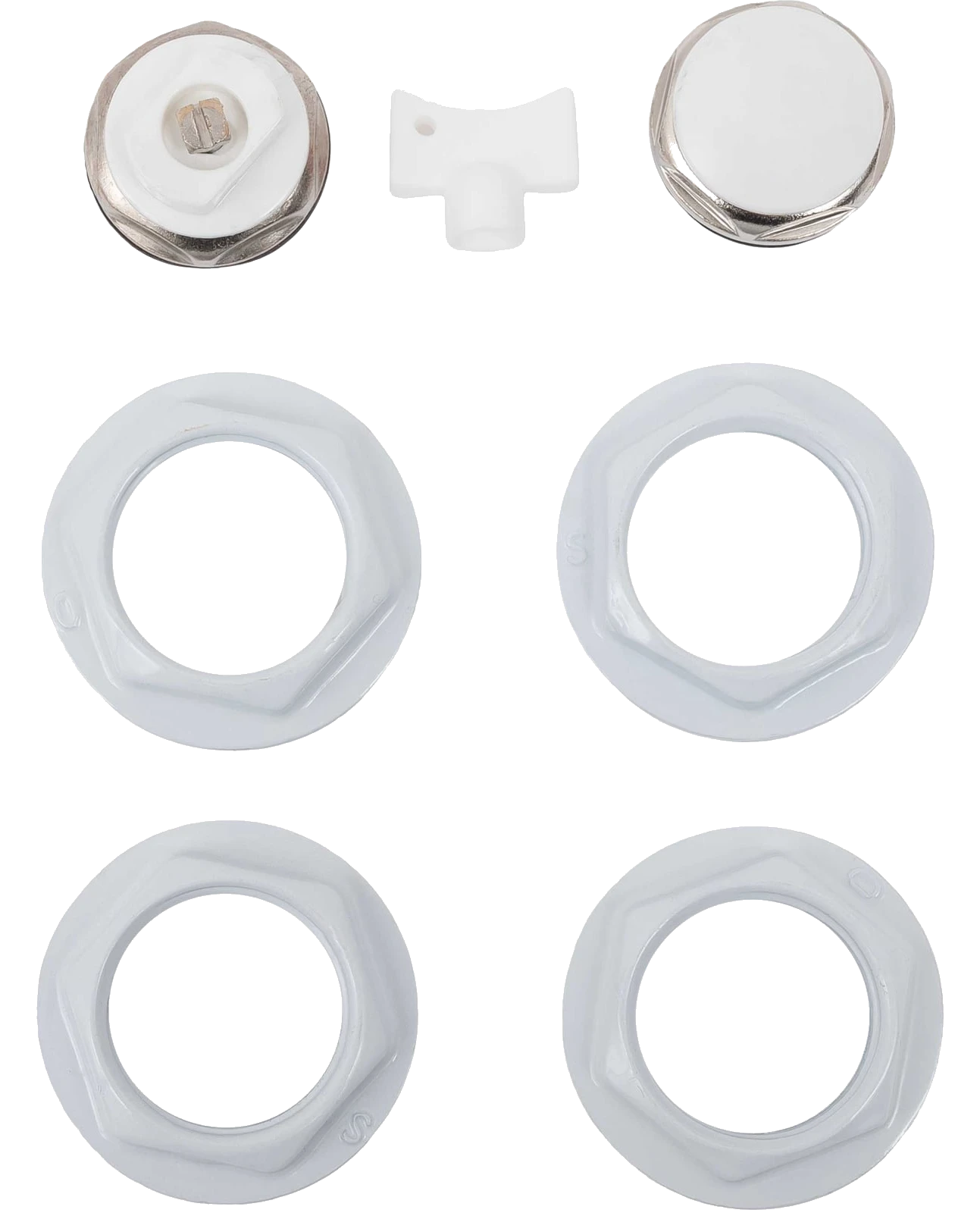 Installation kit, 7 pieces, 3/4", white GMK-34