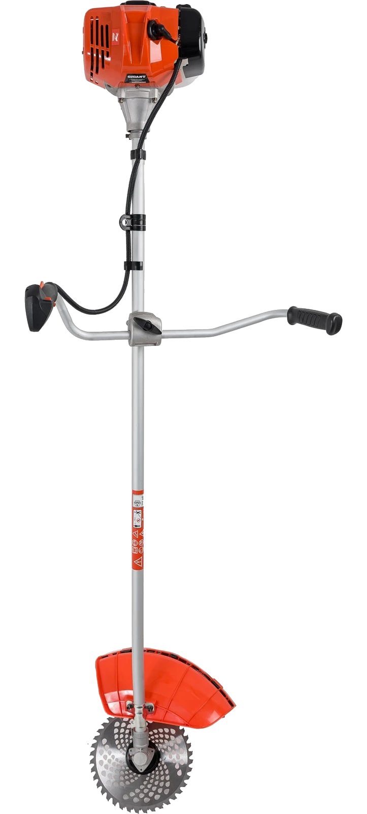 Gasoline trimmer, 2-stroke, 3 hp, line/blade, shoulder strap, solid shaft GSAF-16