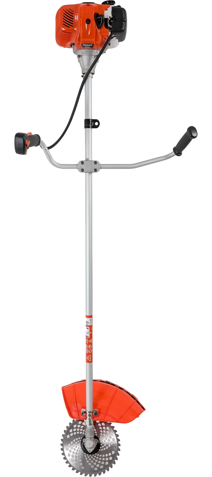 Gasoline trimmer, 2-stroke, 3 hp, line/blade/disc, shoulder strap GSAF-17