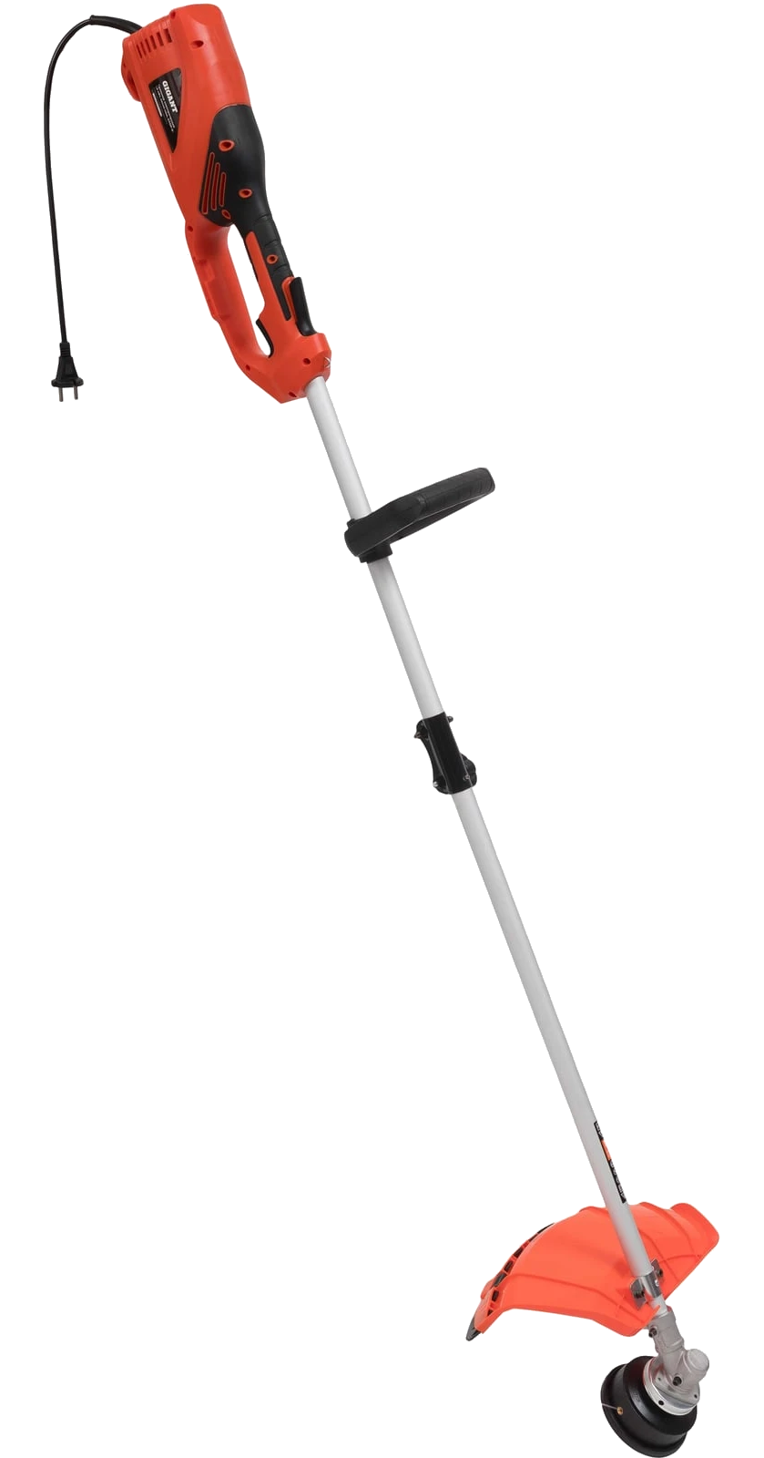 Electric trimmer with top-mounted motor, 1.5 kW, line/blade GTOP-01