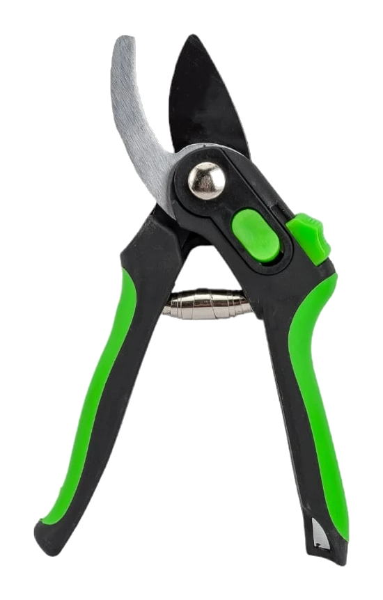 Pruning shears with Teflon-coated high-carbon steel blade GVER-01