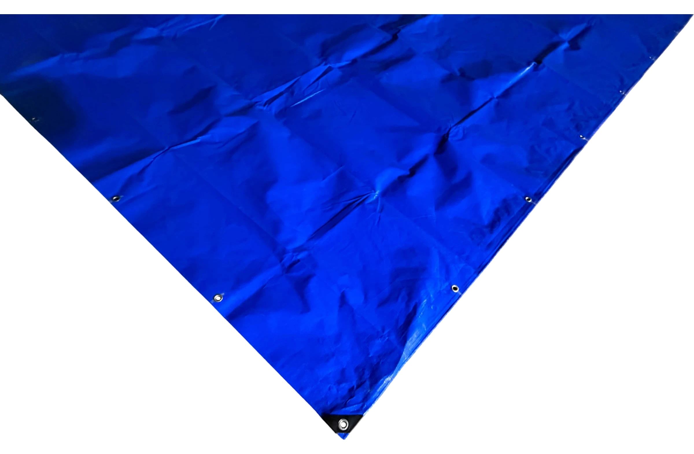 Tarpaulin (cover, banner) 6 x 10 m, 180 g/m² polyethylene, waterproof (construction cover, general-purpose), UV-stabilized, blue TENT-06