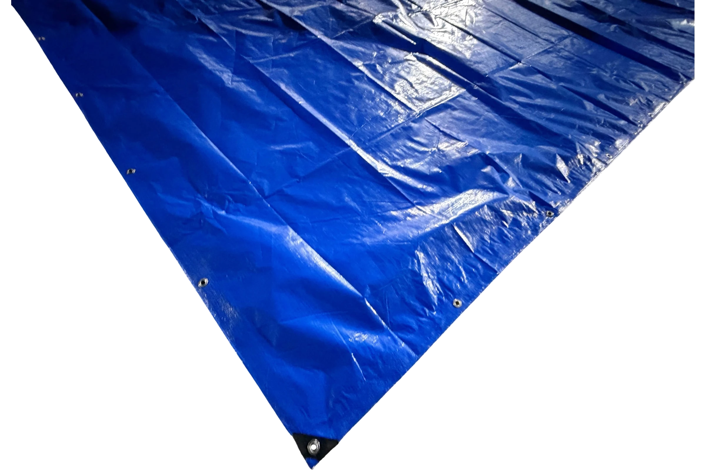 Tarpaulin (cover, banner) 4 x 6 m, 120 g/m² heavy-duty tarpaulin fabric, waterproof (construction cover, general-purpose), UV-stabilized, blue TENT-07